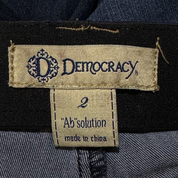 Democracy SZ 2 “Ab”solution Skinny Jeans Low-Rise Stretch Pockets Medium Wash - Picture 7 of 8